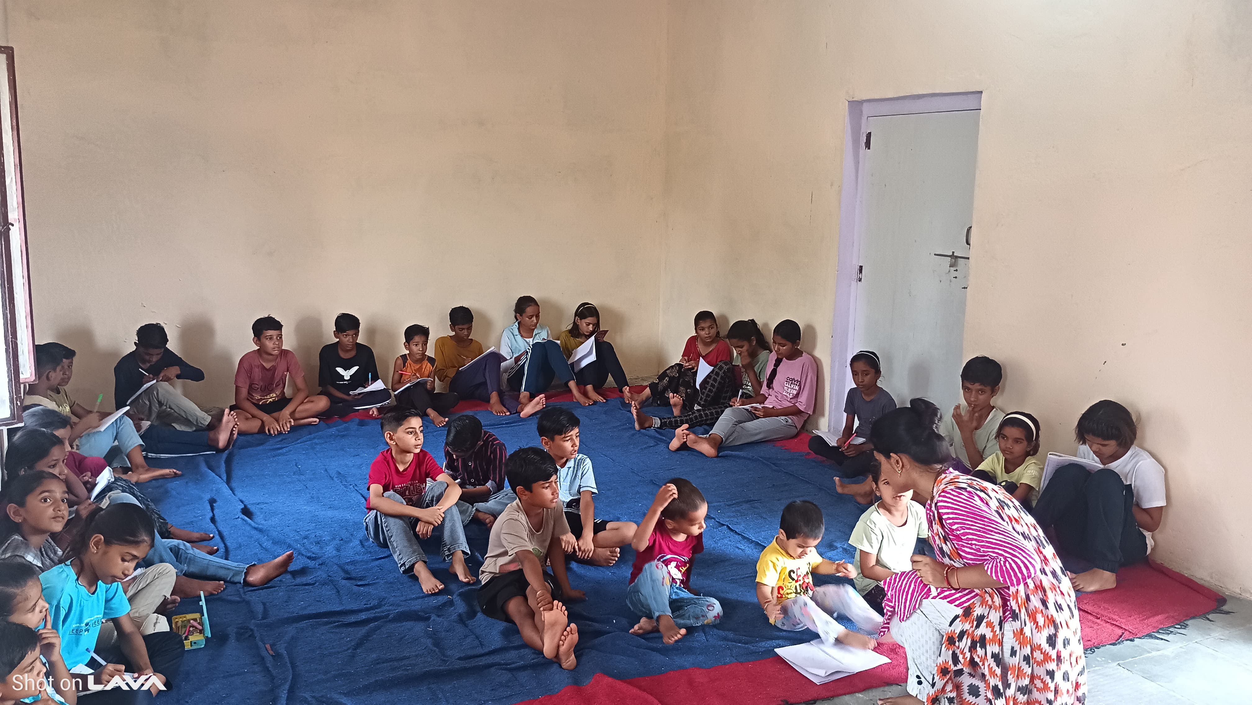 Children reading books